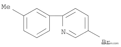 Molecular Structure of 1215073-45-2 (5-bromo-2-m-tolylpyridine)